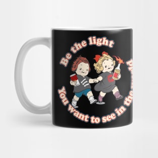 Anarchy - Molotov Cocktail - Be The Light You Want to See in the World Mug